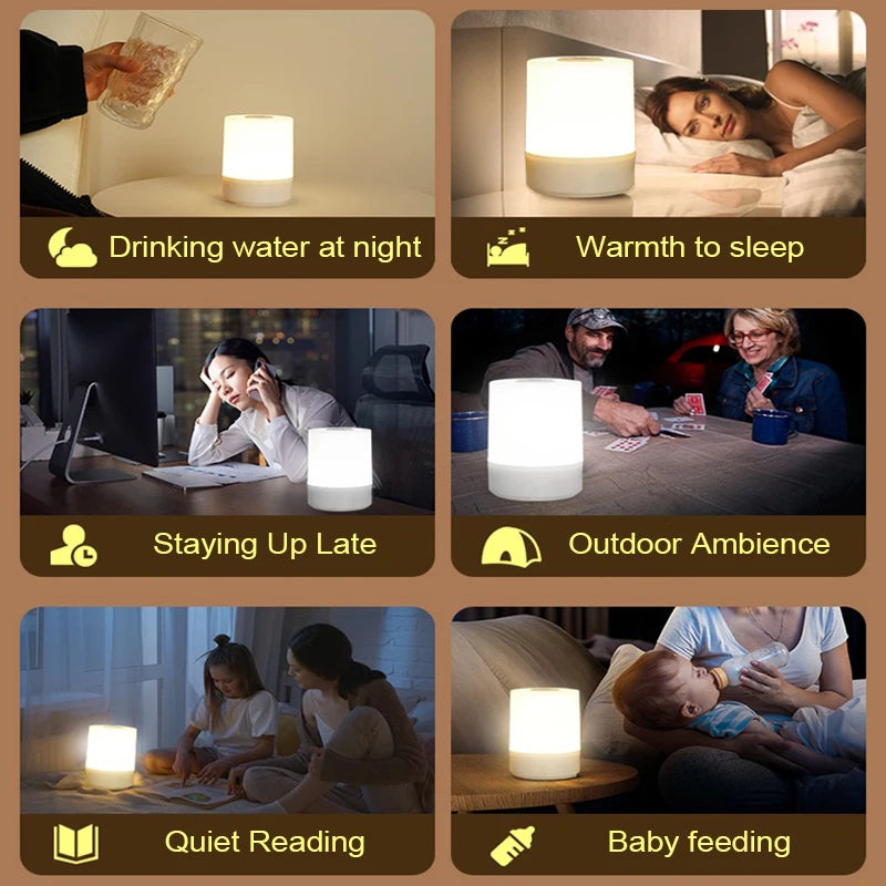 CozyGlow™ Adjustable Bedside Lamp