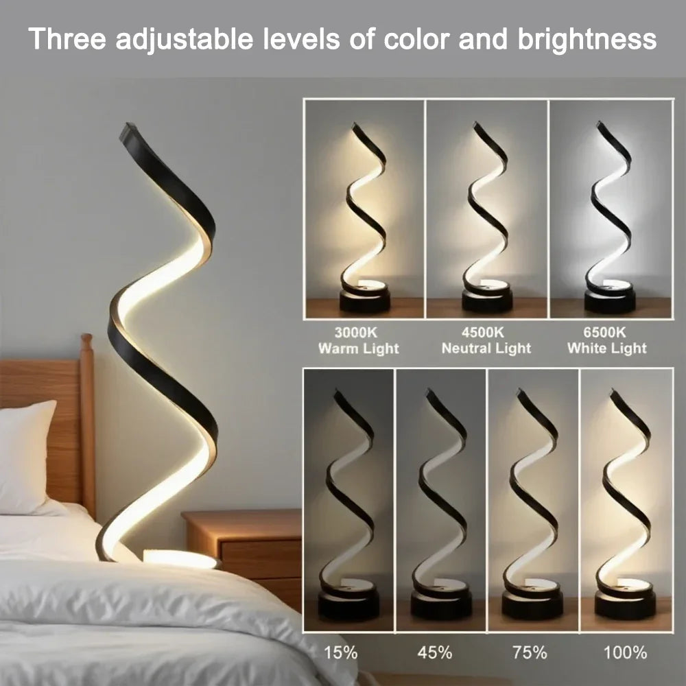 Elegant Spiral Dimmable Table Lamp™