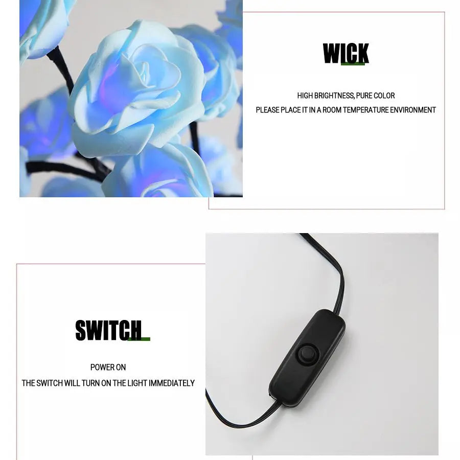 Lifelike LED Rose Tree Light™