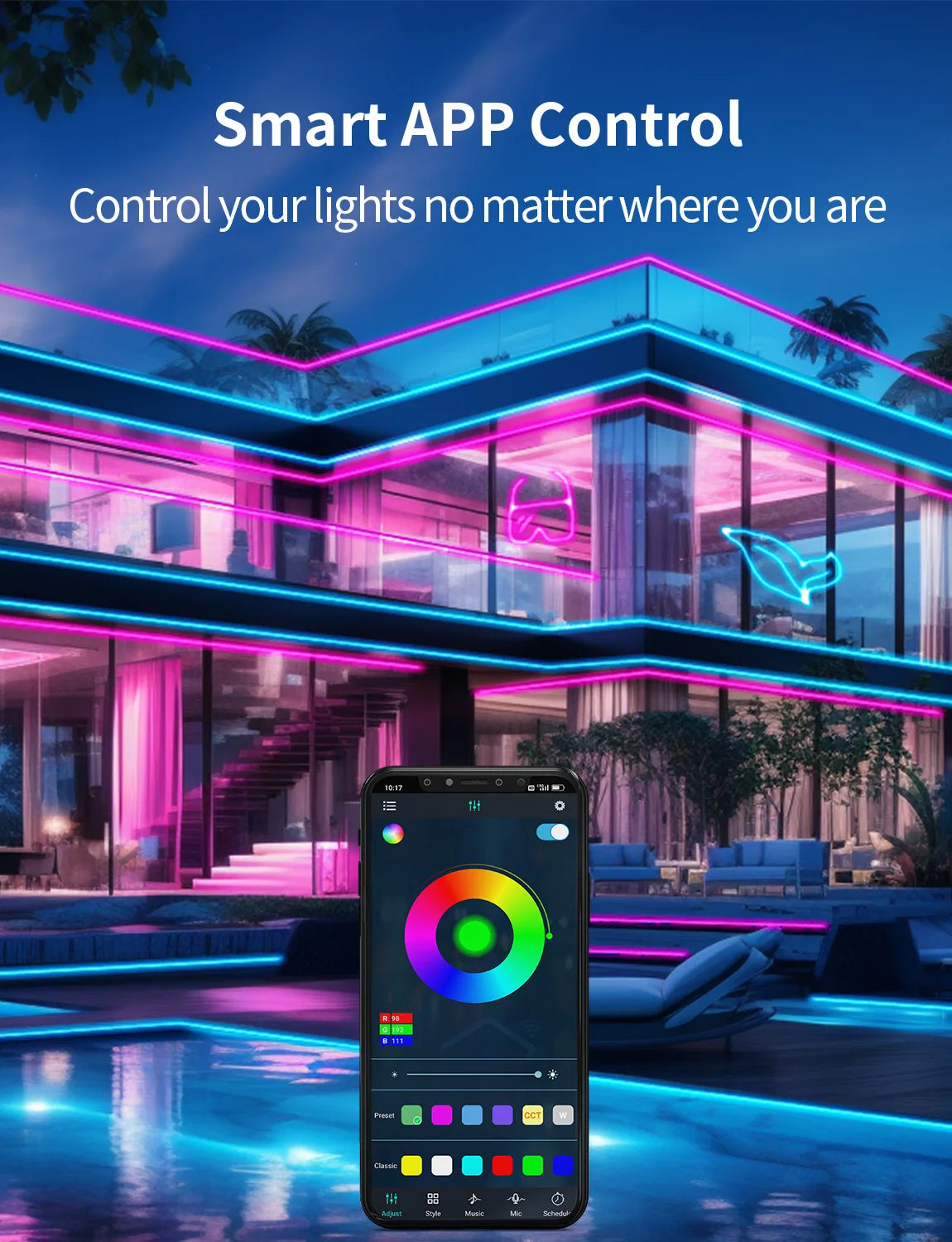 Vibrant Mood LED Strip Lights™