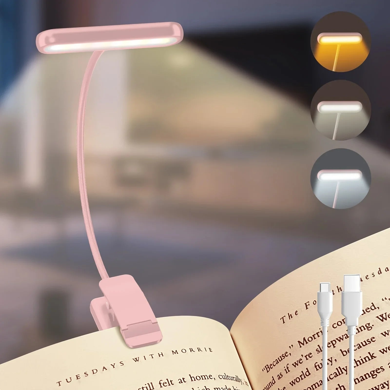 CozyClip™ Rechargeable Reading LightTM