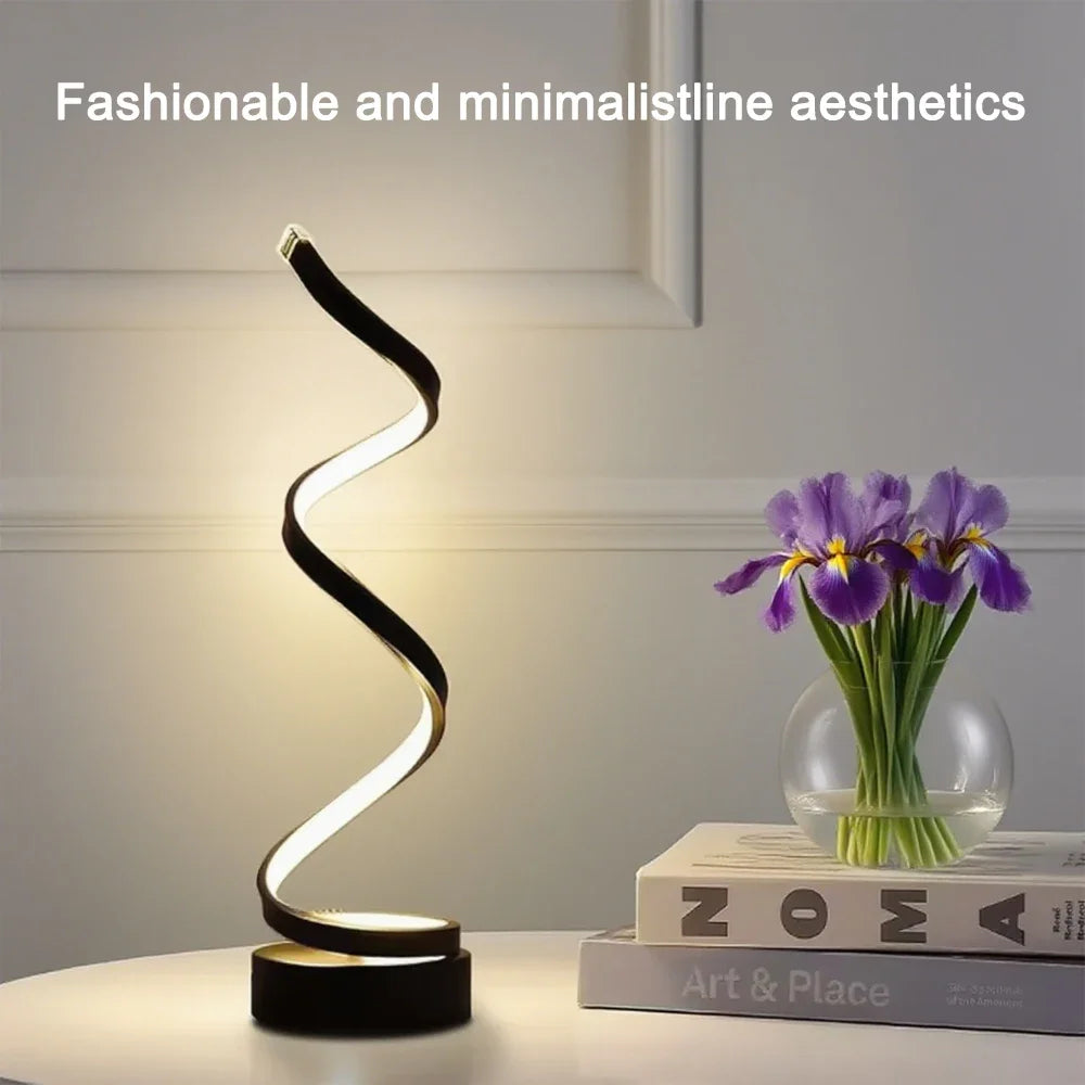 Elegant Spiral Dimmable Table Lamp™